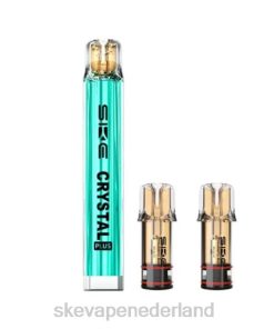 SKE Vape Bestellen - SKE Crystal Plus vape-podkit + 2pod 6V863 blauw