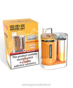SKE Vapes Bestellen - SKE Crystal 4 in 1 2400 pod-kit 6V869 tropisch gemengd