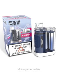 SKE Vapes Bestellen - SKE Crystal 4 in 1 2400 podkit gemengd 6V864 blauwe editie