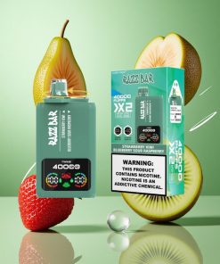 Aardbei Kiwi_Blauwe Bes Zure Framboos Razz Bar 40000 Puffs Kracht Scherm Weergave Type-C Port