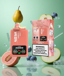 Blauwe Bes IJs Razz Bar 40000 Puffs Type-C Poort Mesh Spoel