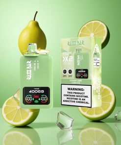 Citroen Limoen_Prachtige IJs Razz Bar 40000 Puffs Kracht Scherm Weergave Type-C Poort