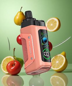 Kersencola Razz Bar 45000 Puffs Aanpasbare Luchtstroom Type-C Oplaadbaar