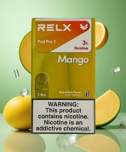 Mango IJs RELX Pod Pro 2 600 Puffs 3% Nicotine