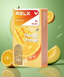 Mango Oranje RELX Pod Pro 2 600 Puffs 0% Nicotine