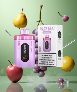 Rode St Druif Razz Bar 50K Puffs Oplaadbare Mesh Coil