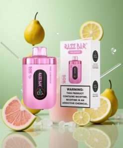 Roze Limonade Razz Bar 50K Puffs Herlaadbaar 650 Mah